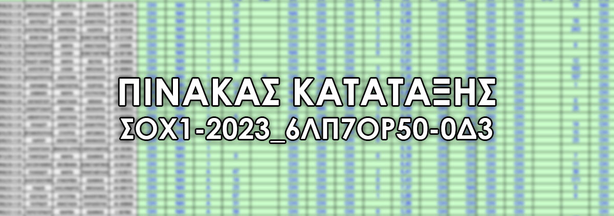 Κατάταξη και βαθμολογία